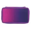 Estojo TriCase Dip Dye Herlitz 31 peças rosa lilás poliéster 190x115x70 mm