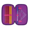 Estojo TriCase Dip Dye Herlitz 31 peças rosa lilás poliéster 190x115x70 mm