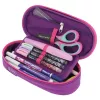 Estojo Herlitz Dip Dye Soft poliéster rosa lilás 215x95x60mm