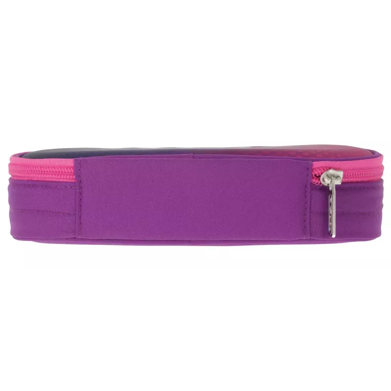 Estojo Herlitz Dip Dye Soft poliéster rosa lilás 215x95x60mm