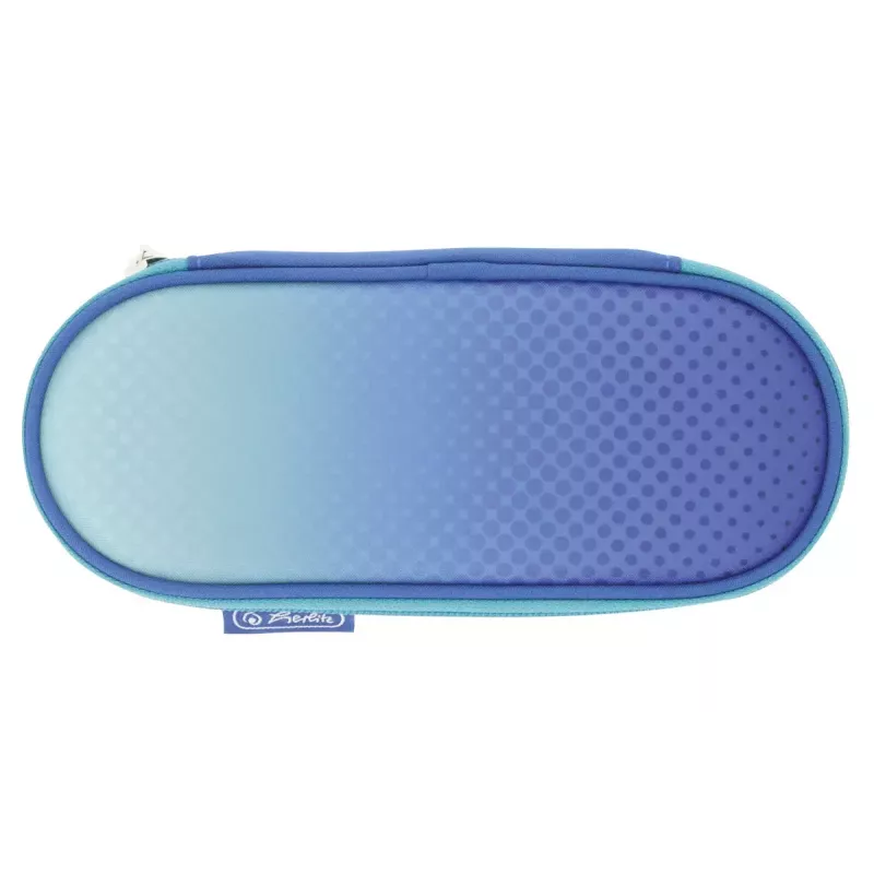 Estojo Herlitz Dip Dye Soft poliéster azul turquesa 215x95x60mm