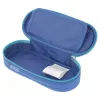 Estojo Herlitz Dip Dye Soft poliéster azul turquesa 215x95x60mm
