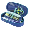 Estojo Herlitz Dip Dye Soft poliéster azul turquesa 215x95x60mm