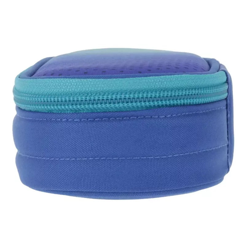 Estojo Herlitz Dip Dye Soft poliéster azul turquesa 215x95x60mm