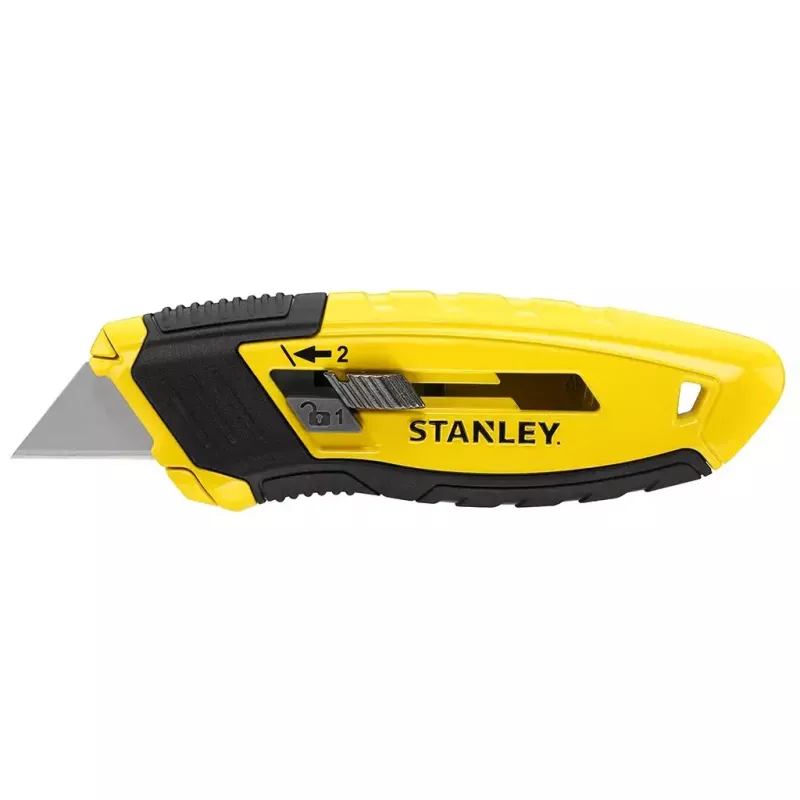 Faca universal Stanley STHT10432-0 preto amarelo faca com lâmina fixa