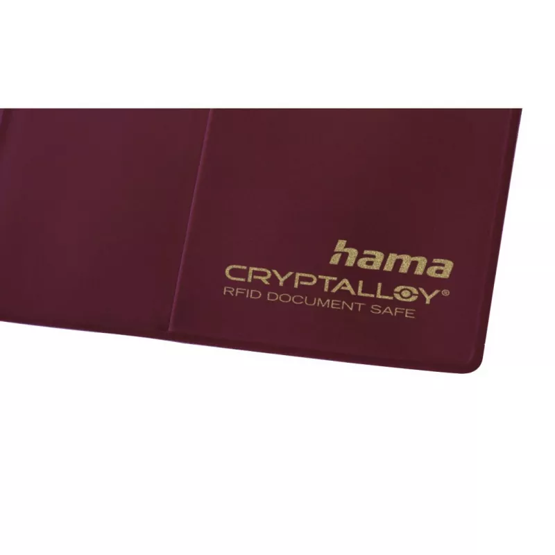 Porta-passaporte Hama International bordô polietileno
