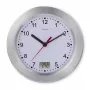 Relógio de quartzo Hama Mauritius redondo prateado, branco