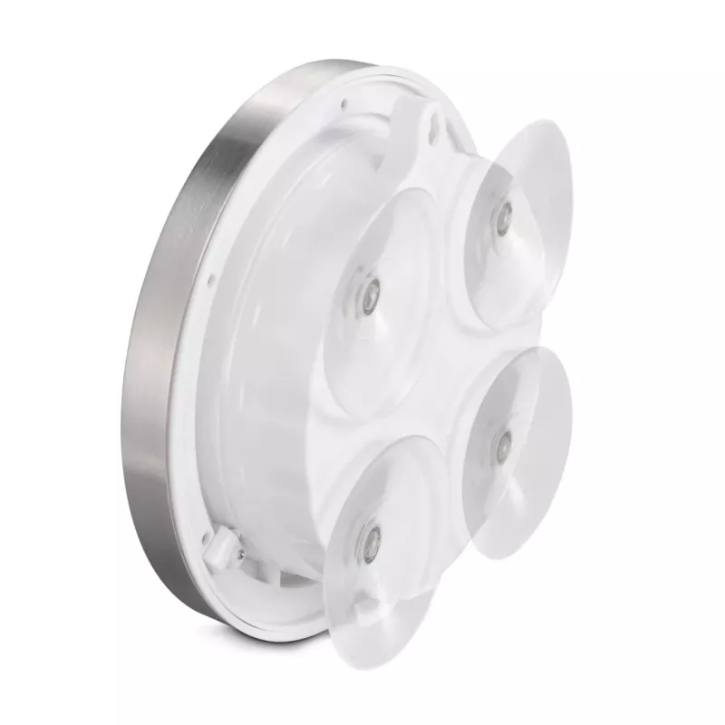 Relógio de quartzo Hama Mauritius redondo prateado, branco