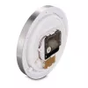 Relógio de quartzo Hama Mauritius redondo prateado, branco