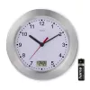 Relógio de quartzo Hama Mauritius redondo prateado, branco