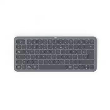 Teclado Hama WK-500 Home/Office RF Wireless + Bluetooth QWERTZ alemão preto, cinzento-escuro