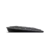 Hama WK-500 teclado multidispositivo, compacto, sem fios RF + Bluetooth, QWERTZ, preto
