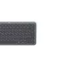 Hama WK-500 teclado multidispositivo, compacto, sem fios RF + Bluetooth, QWERTZ, preto