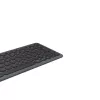 Hama WK-500 teclado multidispositivo, compacto, sem fios RF + Bluetooth, QWERTZ, preto