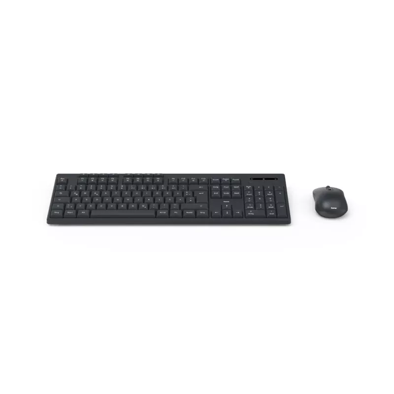Teclado e rato Hama WKM-200 incluídos Home/Office RF Wireless QWERTZ alemão preto