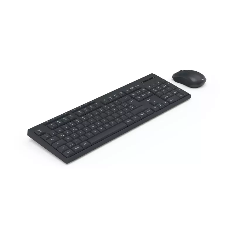 Teclado e rato Hama WKM-200 incluídos Home/Office RF Wireless QWERTZ alemão preto