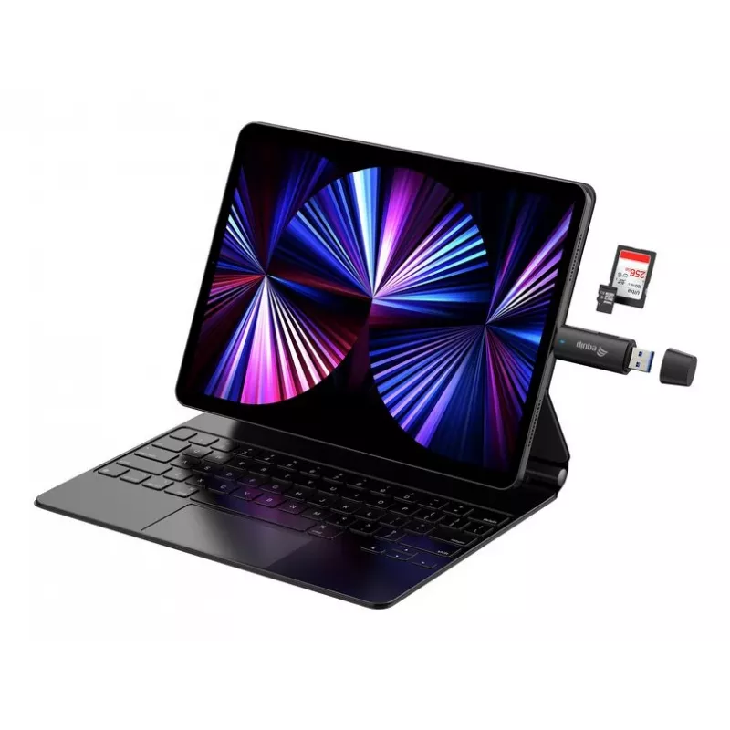 Equip 245462 Leitor de cartões USB 3.2 Gen 1 (3.1 Gen 1) Type-A/Type-C Preto