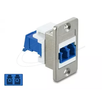 Módulo Keystone DELOCK 91096, construção plana, inserção compatível com RJ45