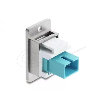 Módulo Keystone DELOCK 91102, construção plana, compatível com inserção RJ45