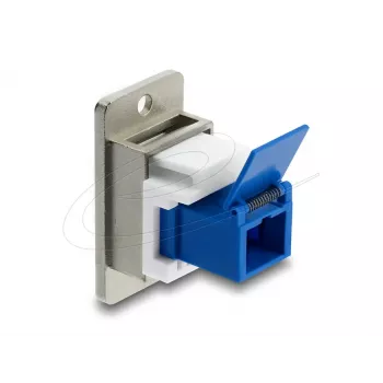 Módulo Keystone DELOCK 91106 construção plana, azul/prateado/branco