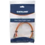 Cabo patch de fibra ótica Intellinet, OM2, LC/SC, 3 m, laranja, duplex, multimodo, 50/125 µm, LSZH, fibra ótica, garantia vitalícia