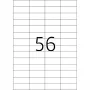 Etiquetas HERMA Premium A4 52,5 x 21,2 mm, papel branco mate, 11200 unidades