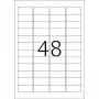 Etiquetas HERMA Premium A4 48,3 x 16,9 mm branco papel mate 12800 unidades
