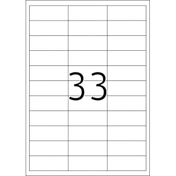 Etiqueta autoadesiva para impressora HERMA Labels Premium A4 66x25,4 mm