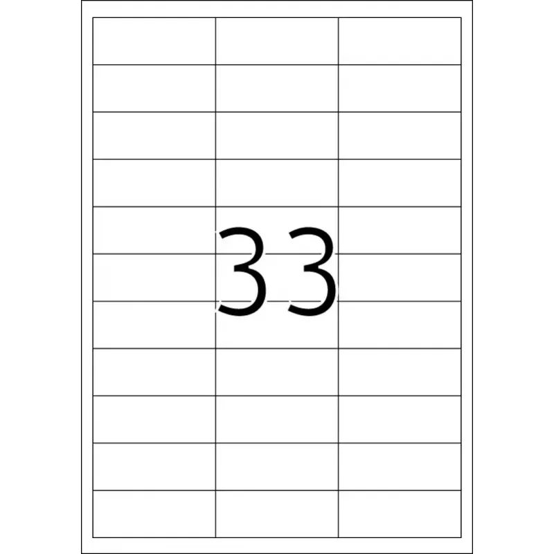 Etiqueta autoadesiva para impressora HERMA Labels Premium A4 66x25,4 mm