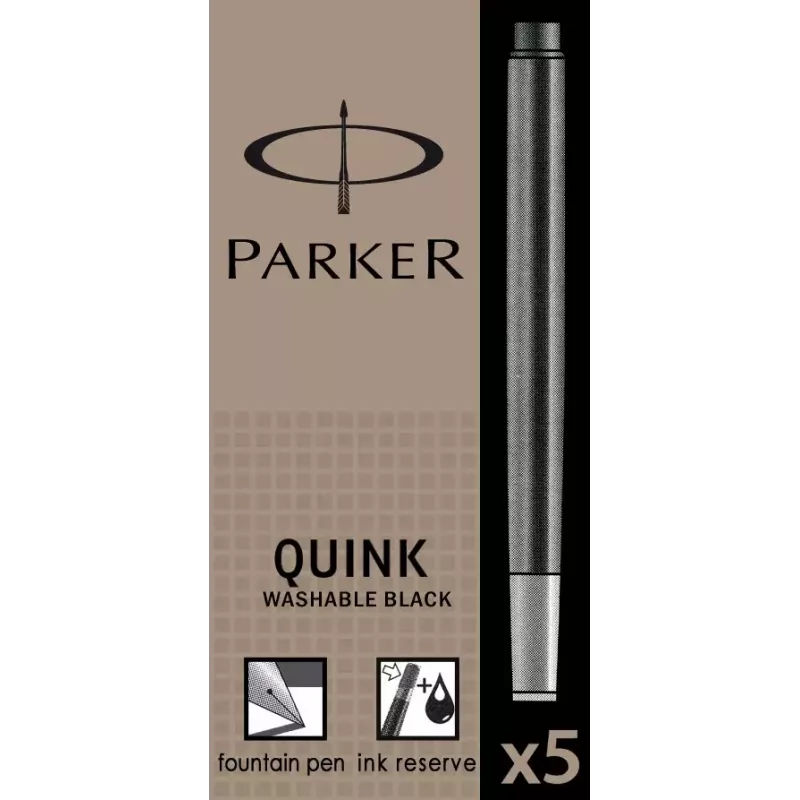 Parker Cartus Preto 5 un.