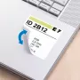 Etiquetas reutilizáveis HERMA 10108 A4 40x40 mm quadradas branco