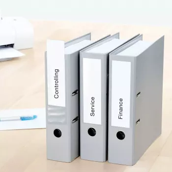 Etiquetas de verso HERMA 5032 A4 190x54 mm branco cartão perfurado não adesivo