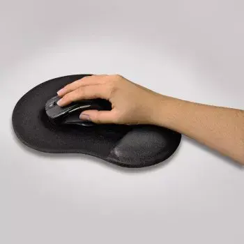 Tapete de rato Hama Ergonomic preto