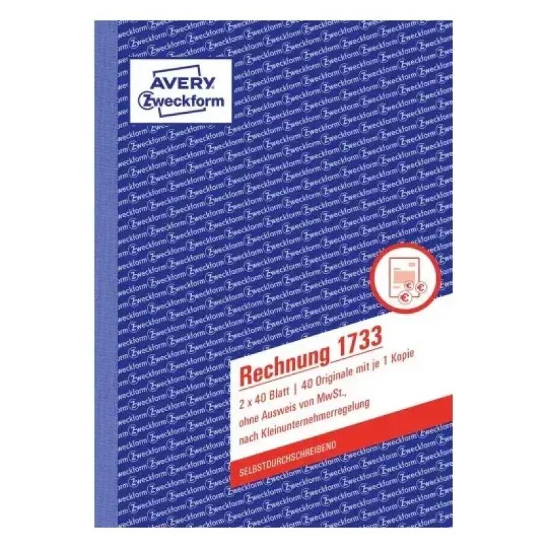 Formulário comercial Avery 1733
