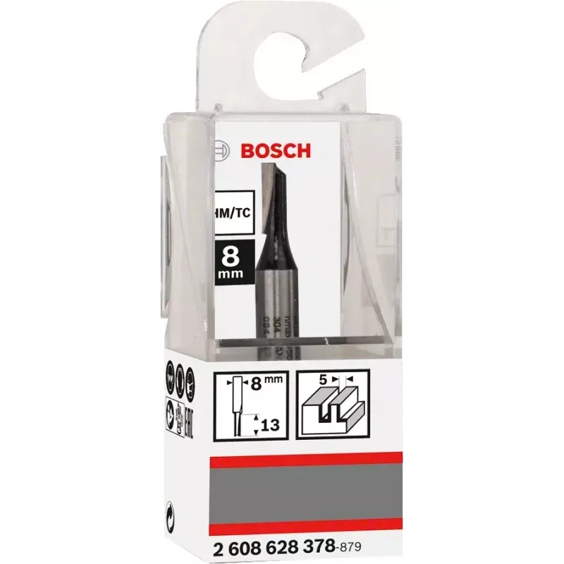 Fresa de ranhurar Bosch 2 608 628 378 comprimento 51 mm comprimento de trabalho 1,27 cm