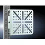 Placa de rack Rittal TS 8612.400, aço, prateado, 141,5×120 mm, 4 unidades