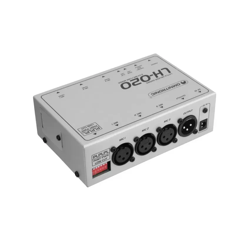 Misturador de áudio Omnitronic 10355020 3 canais 25 - 16000 Hz branco