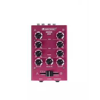 Omnitronic GNOME-202 2 canais 20 - 20000 Hz vermelho