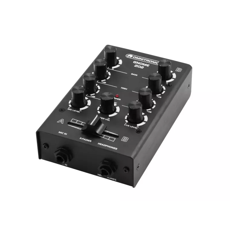 Misturador Omnitronic GNOME-202 2 canais 20 - 20000 Hz preto