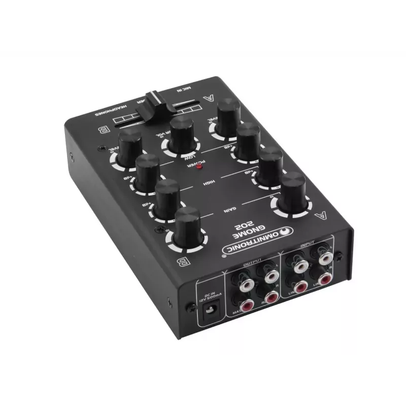 Misturador Omnitronic GNOME-202 2 canais 20 - 20000 Hz preto