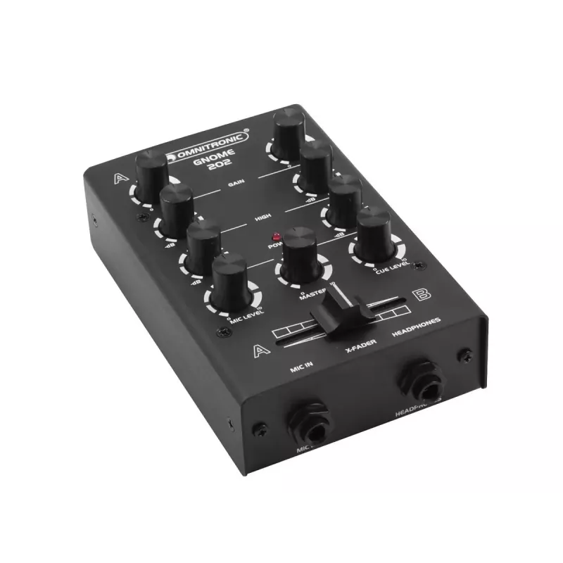 Misturador Omnitronic GNOME-202 2 canais 20 - 20000 Hz preto