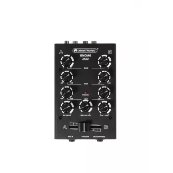 Misturador Omnitronic GNOME-202 2 canais 20 - 20000 Hz preto