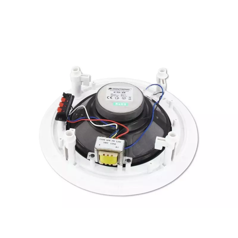 Altifalante full range Omnitronic 80710230 branco com fios 10 W