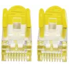 Cabo de rede patch Intellinet, Cat6, 0,5 m, amarelo, cobre, S/FTP, LSOH / LSZH, PVC, RJ45, contactos banhados a ouro, proteção anti-dobra, proteção da patilha, garantia vitalícia
