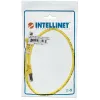Cabo de rede patch Intellinet, Cat6, 0,5 m, amarelo, cobre, S/FTP, LSOH / LSZH, PVC, RJ45, contactos banhados a ouro, proteção anti-dobra, proteção da patilha, garantia vitalícia