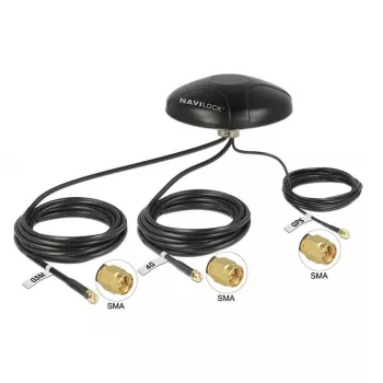 Antena parabólica DELOCK Navilock 12457 28 dBi ganho 14,4 cm de diâmetro