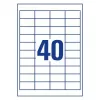 Etiqueta autocolante retangular AVERY 6126