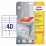 Etiqueta autocolante retangular AVERY 6126