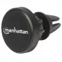 Suporte magnético para grelha de ventilação de automóvel Manhattan, fixação com mola ajustável, colocação e remoção rápidas, base antiderrapante, preto, garantia vitalícia