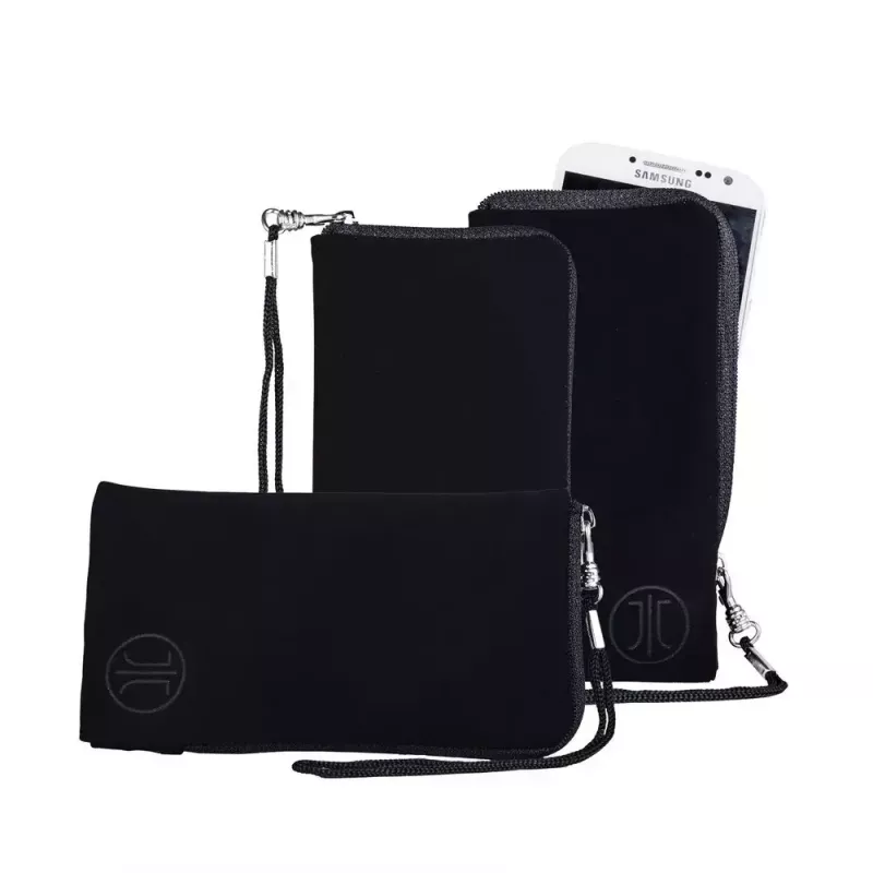 Capa de bolso JT BERLIN 10136 preto para Apple iPhone 5/5S/6/7/8 Google Pixel